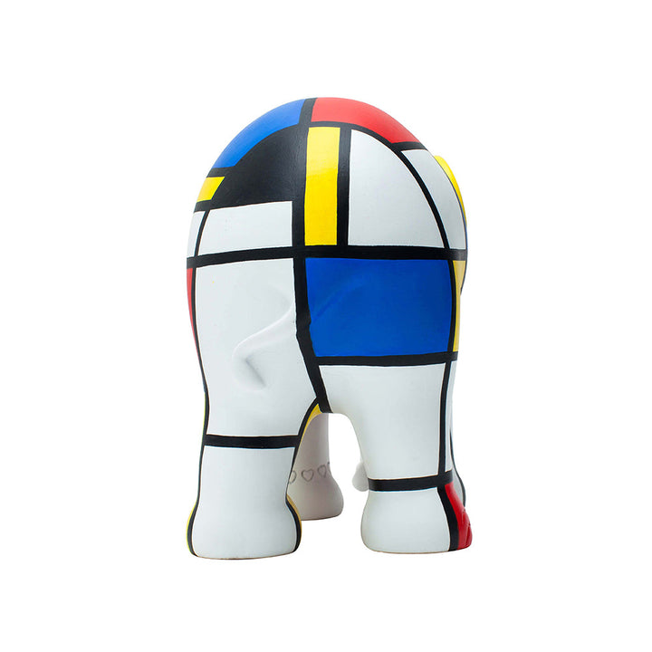 Elephant Parade Hommage to Mondriaan 15cm 限量版 3000 HOMMAGE to Mondriaan 15