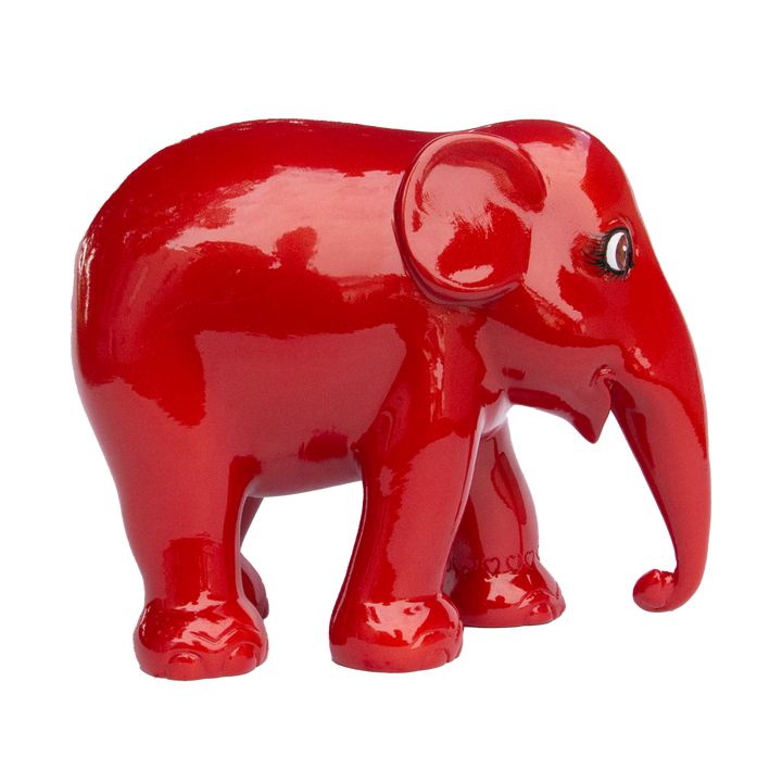 Elephant Parade Elefante Metallic Vermilion紅色15厘米限量版3000金屬Vormilion紅色15