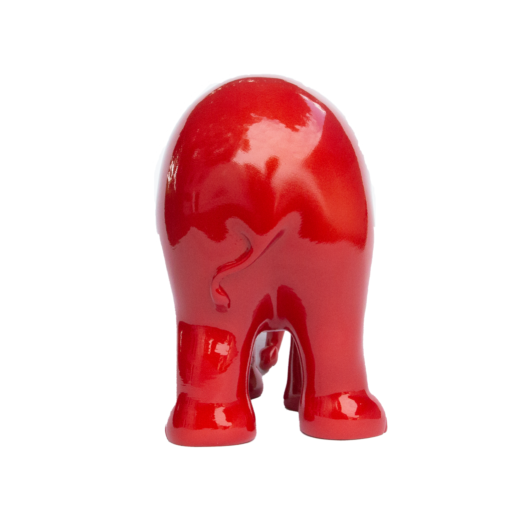 Elephant Parade Elefante Metallic Vermilion紅色15厘米限量版3000金屬Vormilion紅色15