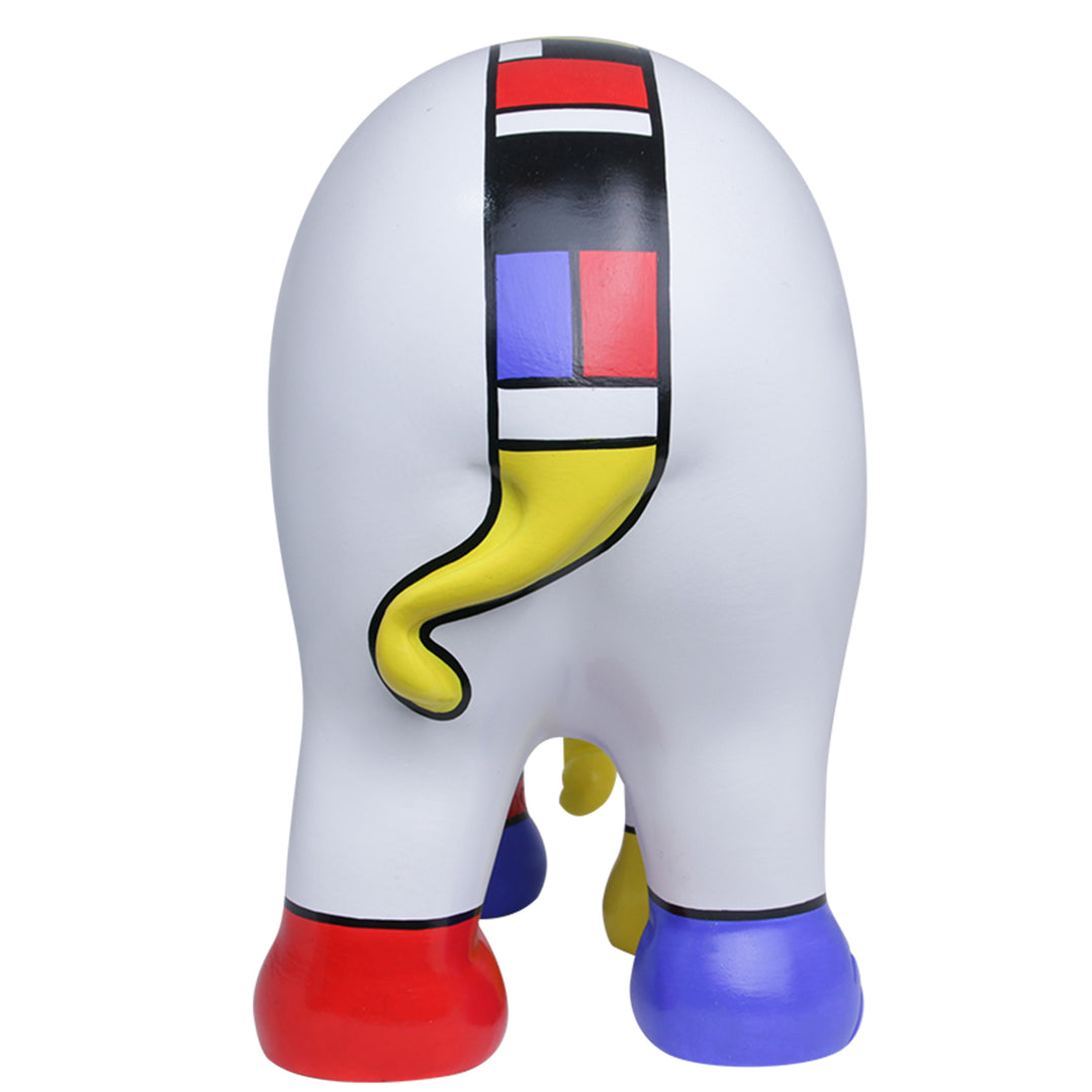 코끼리 퍼레이드 Elefante Mondriaan은 내 마음을 가로막며 15cm Limited Edition 3000 Mondrian My Mind 15