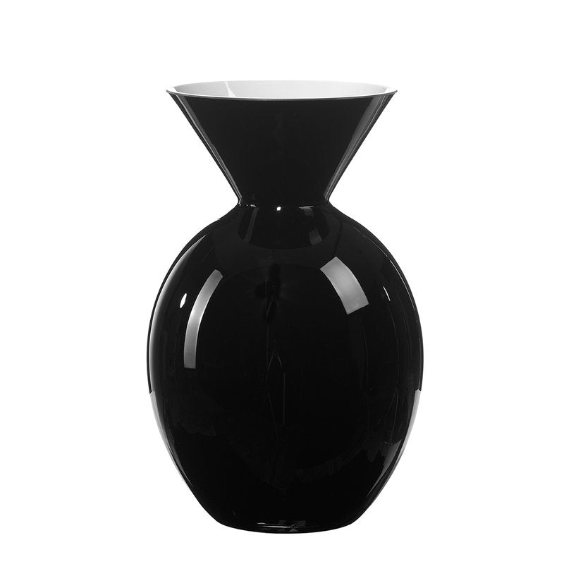 唯一Lux花瓶Pallottino H 20厘米OL02356黑色蛋白石