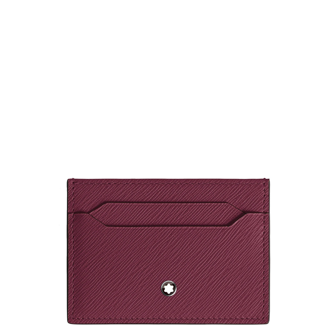 Montblanc 카드 카드 5 Sartorial Cassis 199375 구획