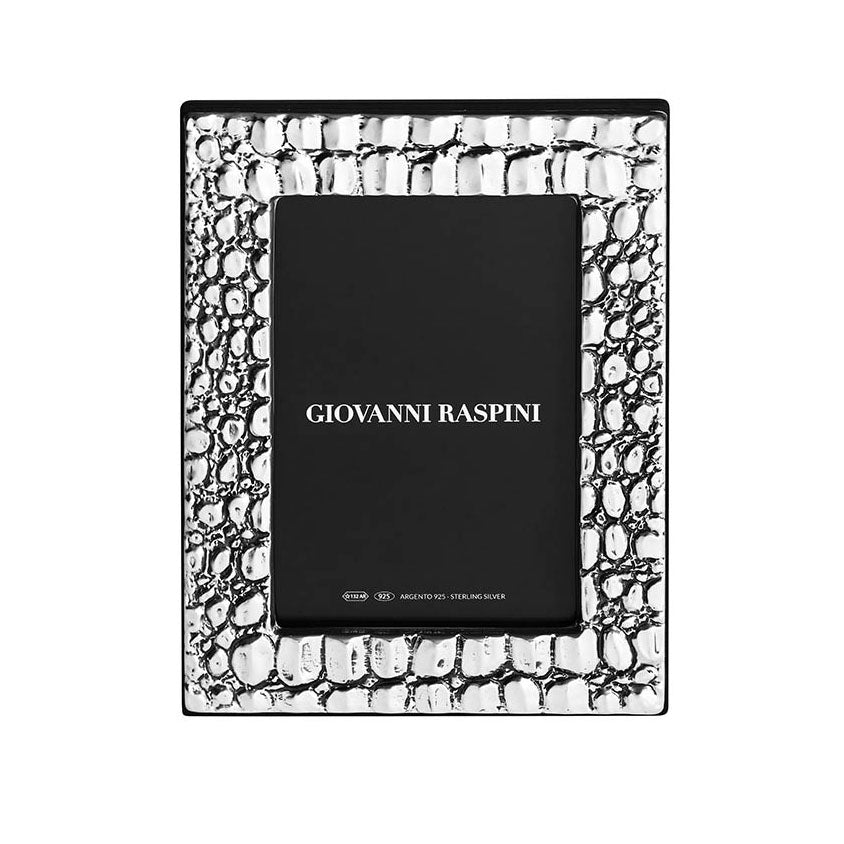 Giovanni Raspiniフレームクロコダイルミディアムシルバー925 2400