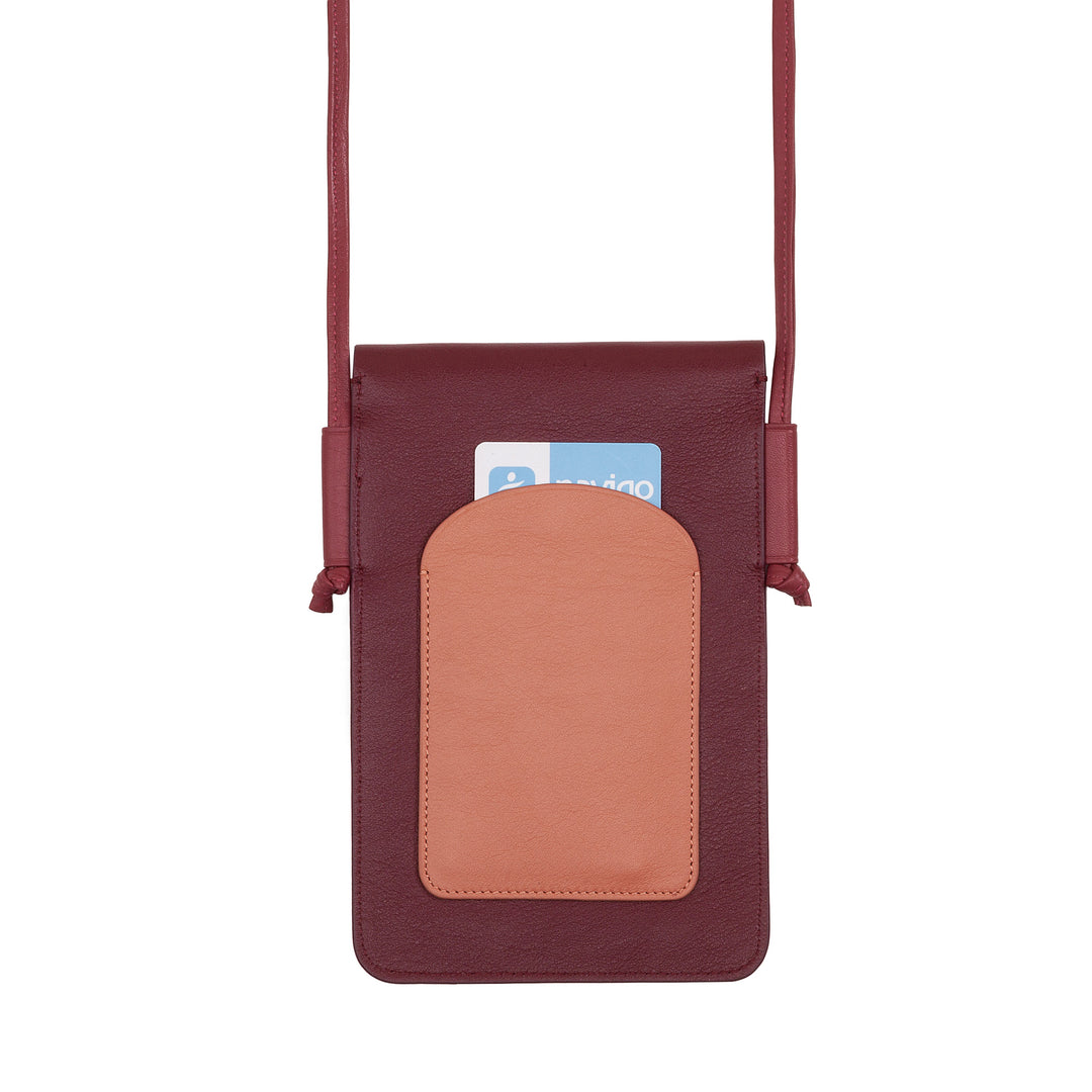 Dudu Case Case Cell Coll Leather Neck, 스마트 폰 홀더 버튼으로 최대 6.7 인치, 조절 가능한 어깨 끈, 얇은 디자인