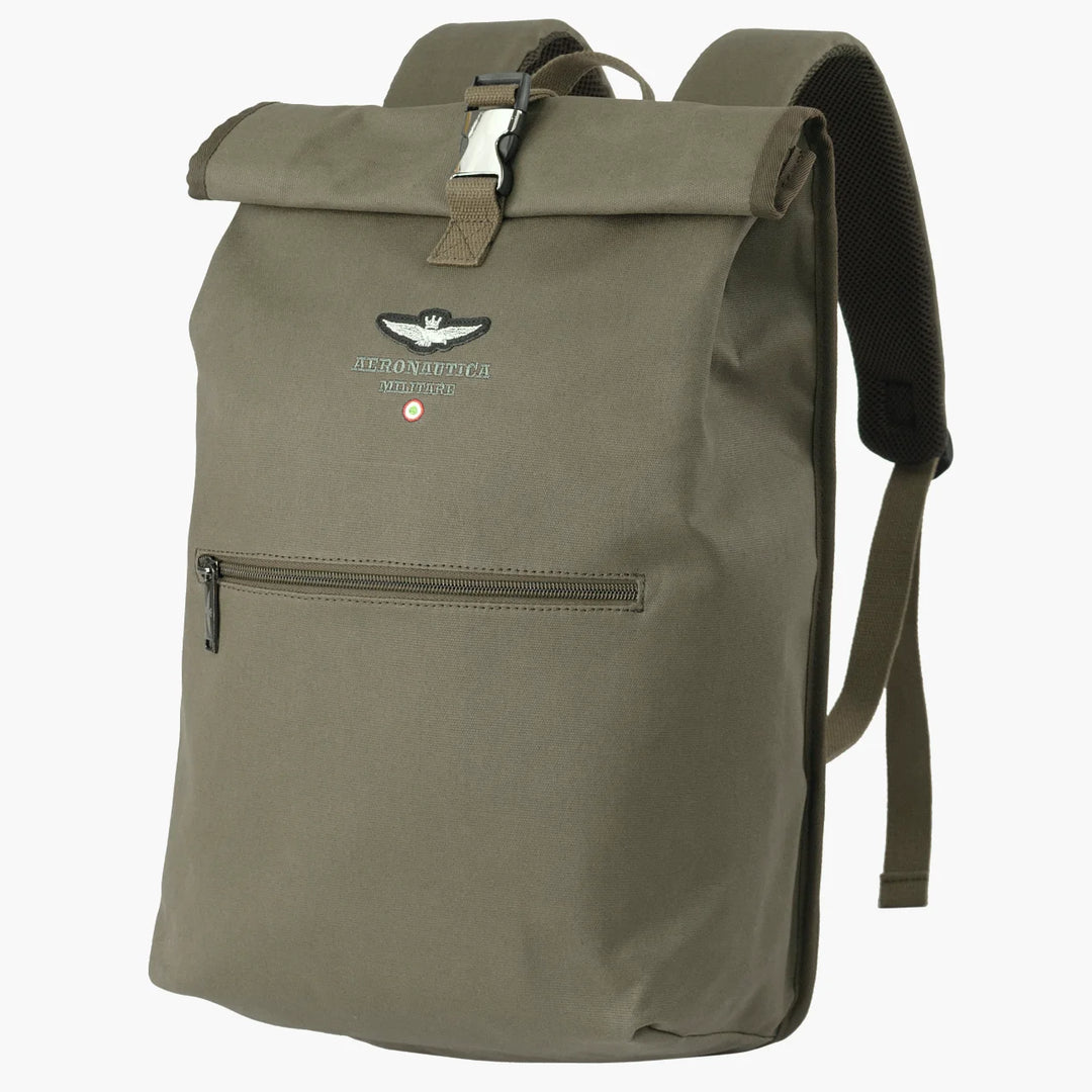 Air Force Military Roll Top Backpack in Canvas New City Am544-Ka line