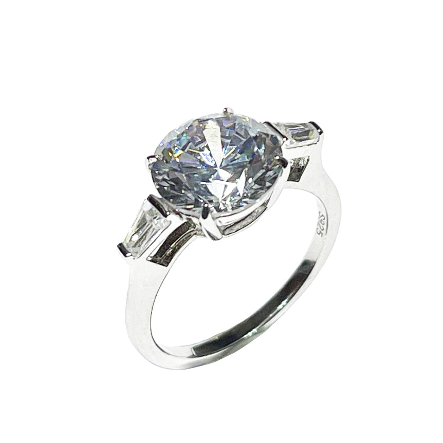 AP Coral Solarital Ring Hollywood Diva Style Silver 925仕上げCubic Zirconia an131bn