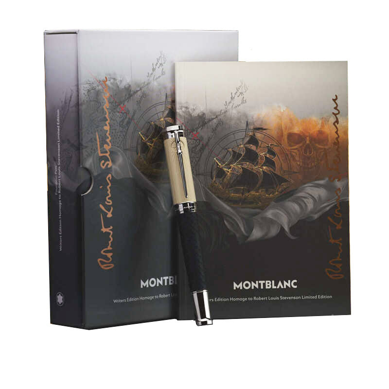 Robert Loius Stevenson Limited Edition Punta M 129417에 대한 Montblanc Fountains Writers Edition Homage