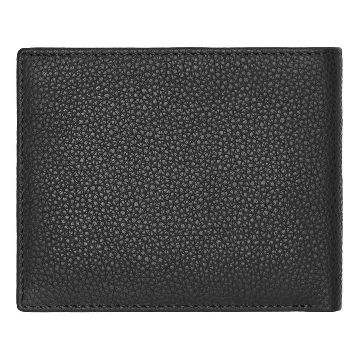 Hugo boss wallet with classic black grain granule hry416a