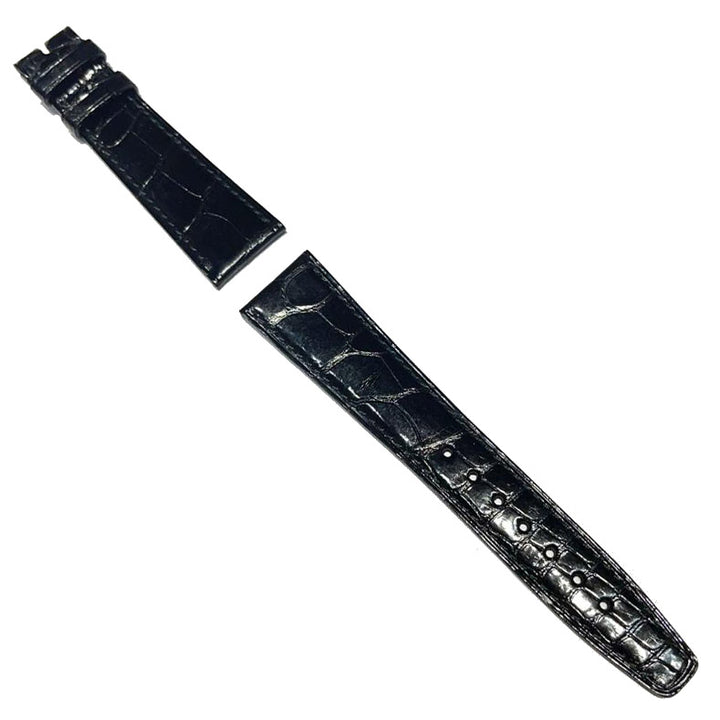 IWC Standard Glossssy Black Alligator Strap 20/16 for Pin Buckle IWA05903