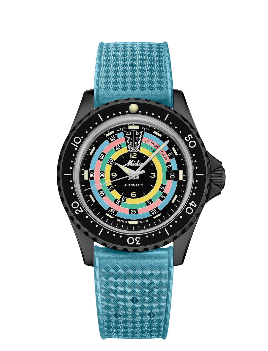 Mido Ocean Star減圧WorldTimer Limited Edition 1961 40mm自動ブラックフィニッシュPVDブラックM026.807.807.33.051.00