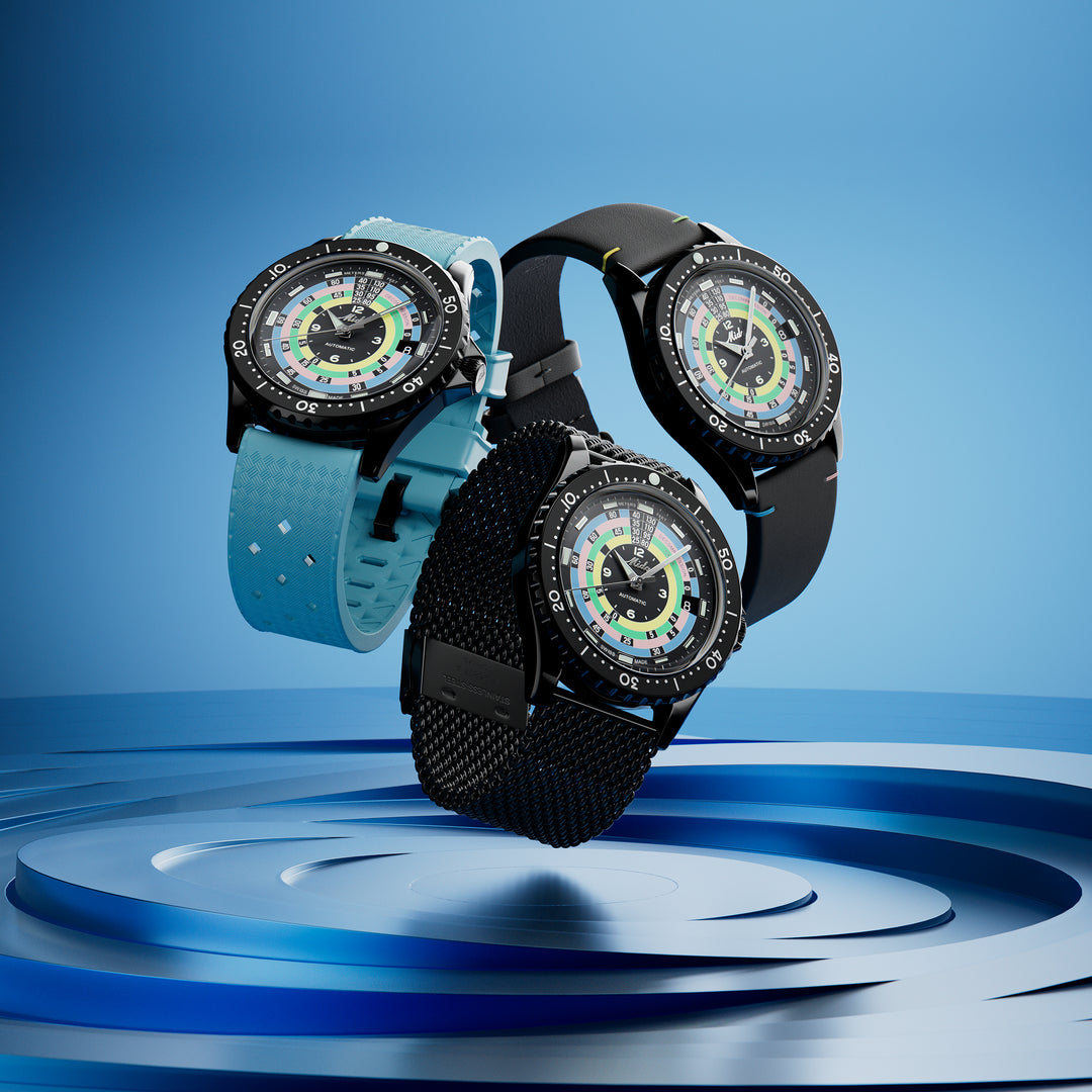 Mido Ocean Star Decompression Worldtimer Limited Edition 1961 40mm 자동 블랙 마감 PVD Black M026.807.807.33.051.00