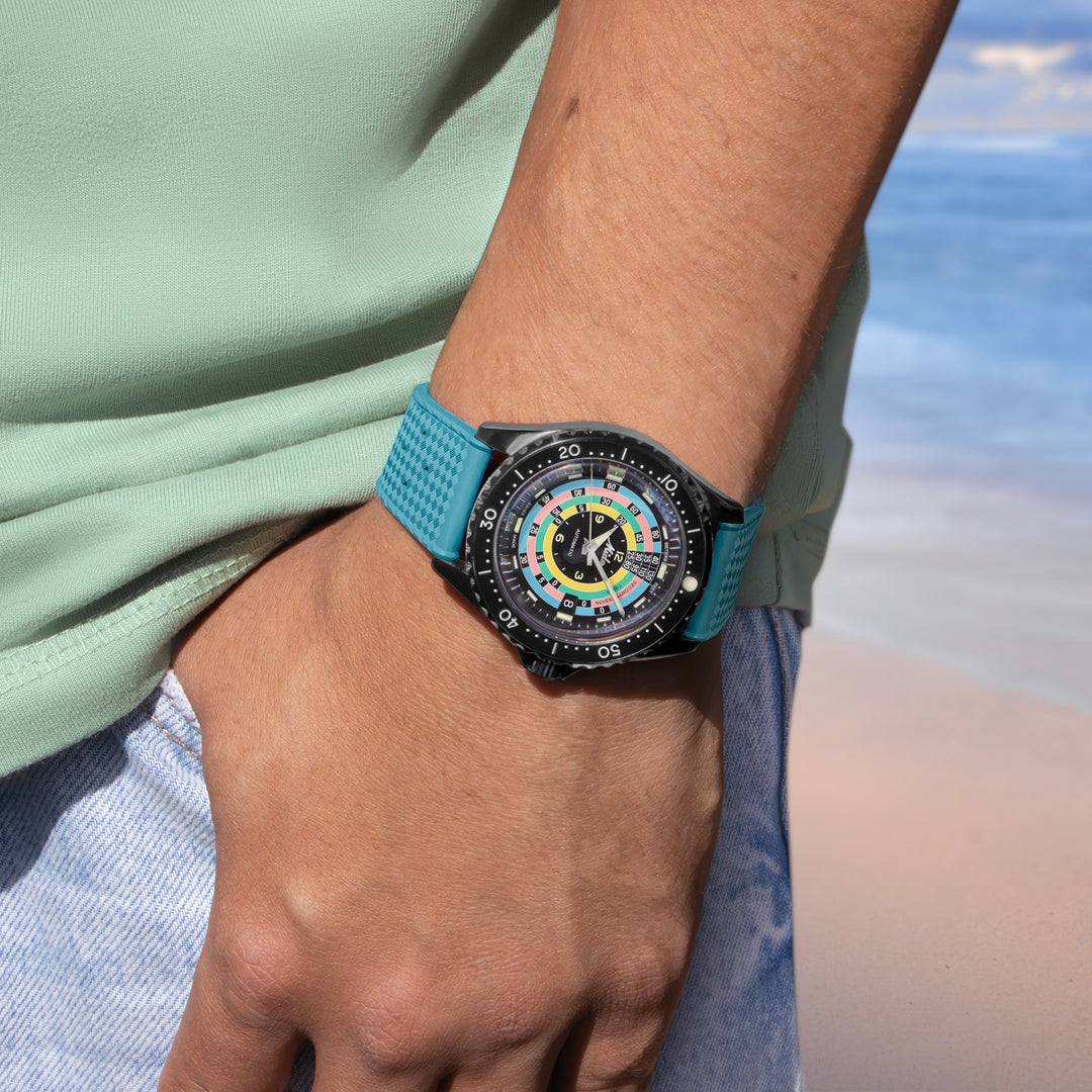 Mido Ocean Star減圧WorldTimer Limited Edition 1961 40mm自動ブラックフィニッシュPVDブラックM026.807.807.33.051.00