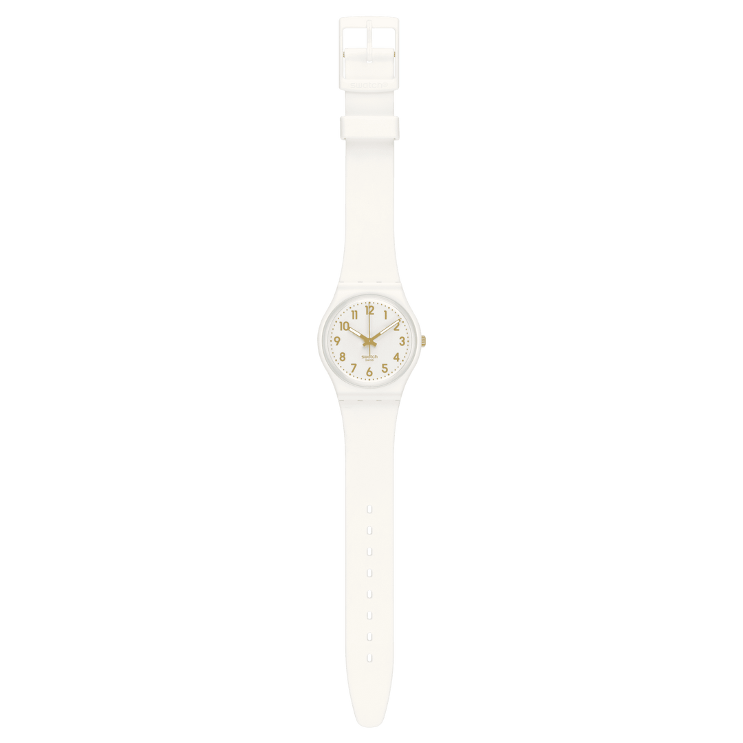 Swatch WHITE BISHOP Originals Gent 34mm 腕表 SO28W106-S14