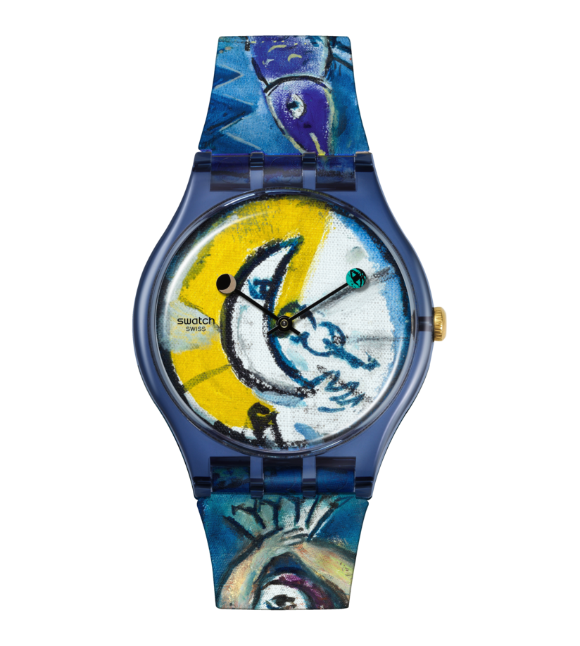 Swatch Chagall's Blue Circus特別版Tate Gallery Originals New Gent 41mm Suaz365