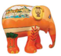 코끼리 퍼레이드 Elefante Rome 15cm Limited Edition 3000 Rome 15