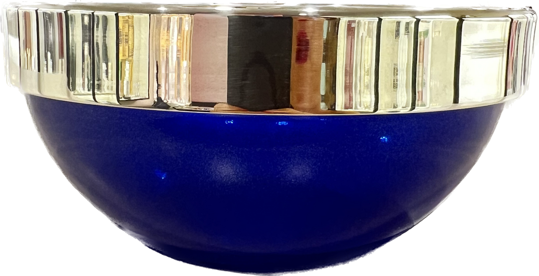 Argenesis碗藍色陶瓷925 A0461