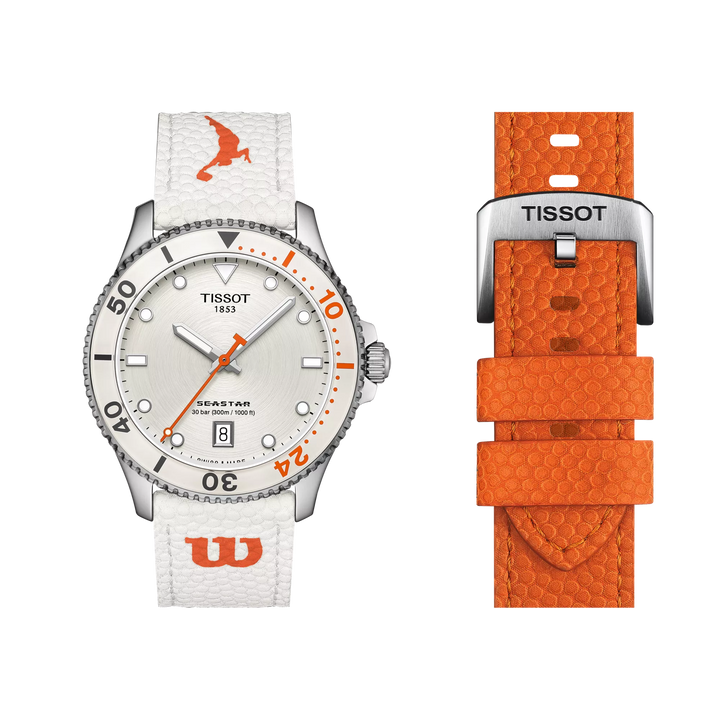 Tissot ウォッチ シースター ウィルソン WNBA 特別版 40 mm シルバー クォーツ スチール T120.410.17.011.00