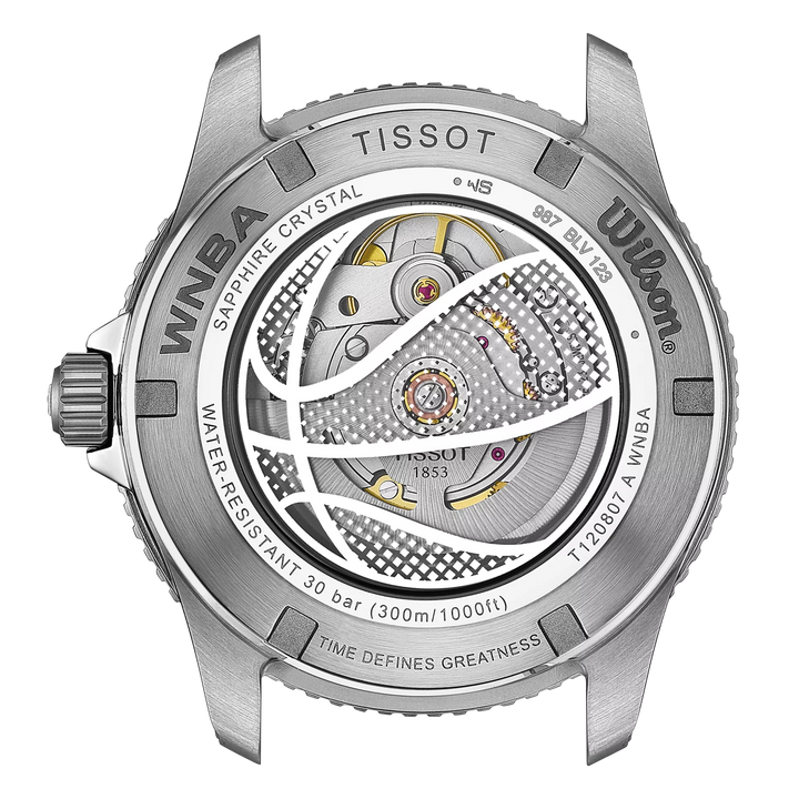 Tissssot watch Seastar Wilson WNBA special edition 40mm black automatic steel T120.807.17.051.00