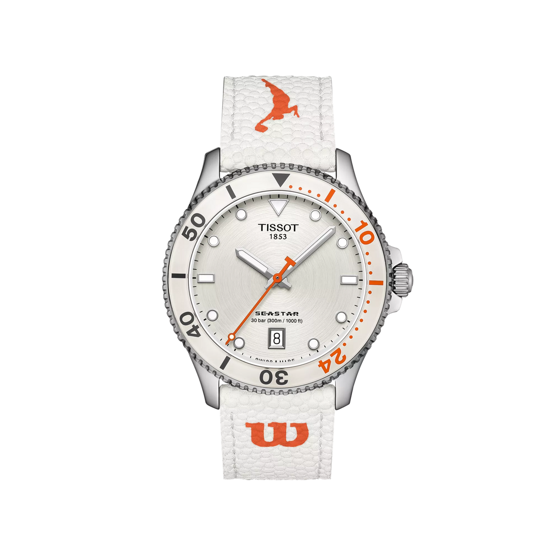 Tissot ウォッチ シースター ウィルソン WNBA 特別版 40 mm シルバー クォーツ スチール T120.410.17.011.00