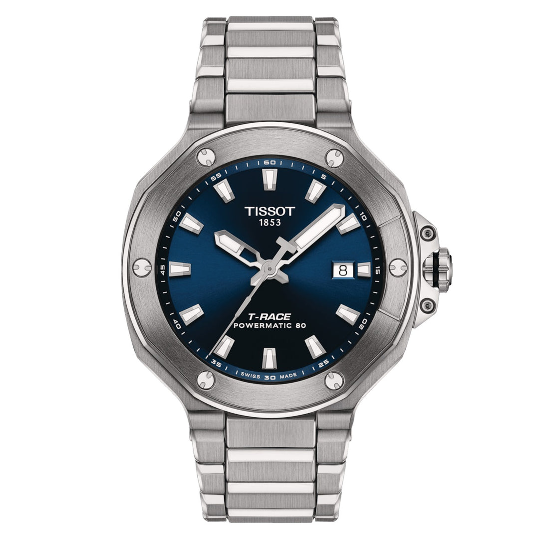 Tissot T-Race Powermitic 80 41mm 블루 자동 강철 T141.807.11.041.00