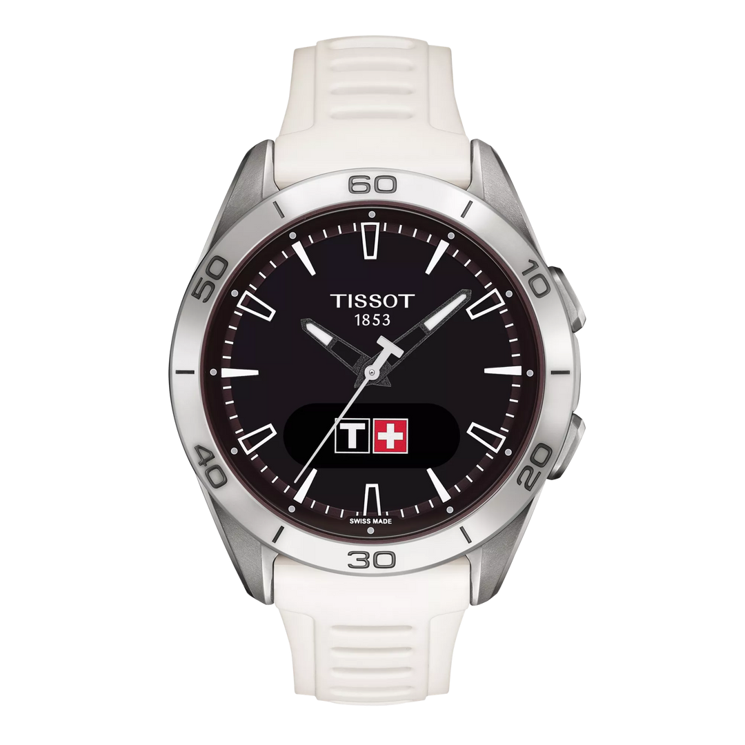 Tissot T-TOCH Connect Sport Watch 43.75mm 화이트 티타늄 쿼츠 T153.420.47.051.03