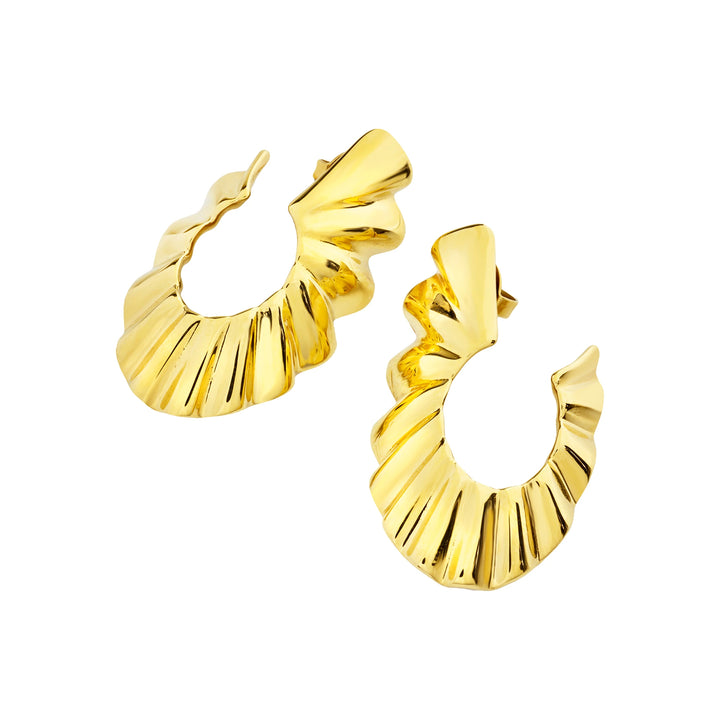 Breil EarringsPlissèSteelFinish IP Gold TJ3794