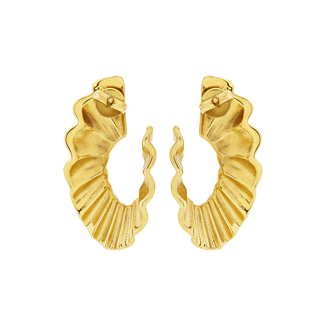 Breil EarringsPlissèSteelFinish IP Gold TJ3794