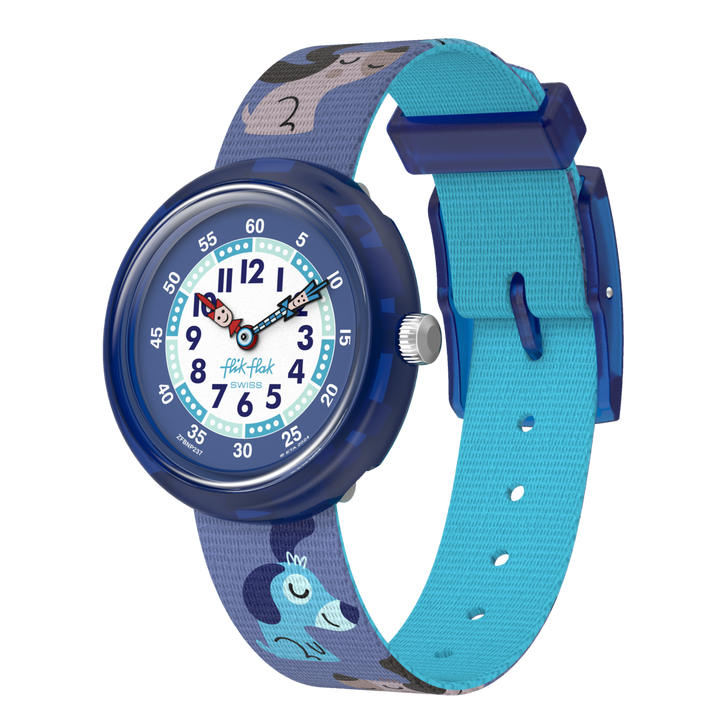 Flik Flak Cutie Puppy Friends Fur-Ever 32mm FBNP237時計