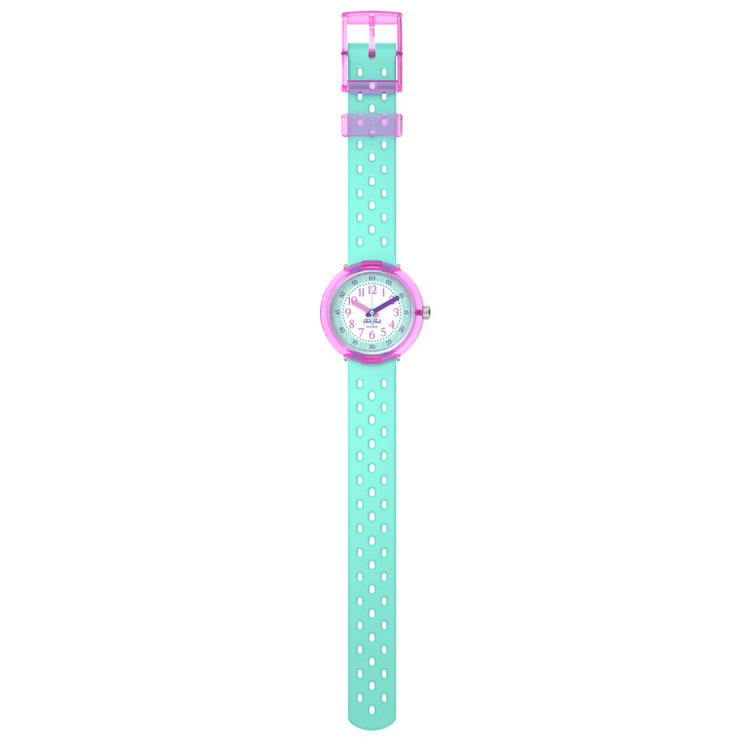 Flik Flak Fizz in Mint Bubby Hours 32mm FCNP003