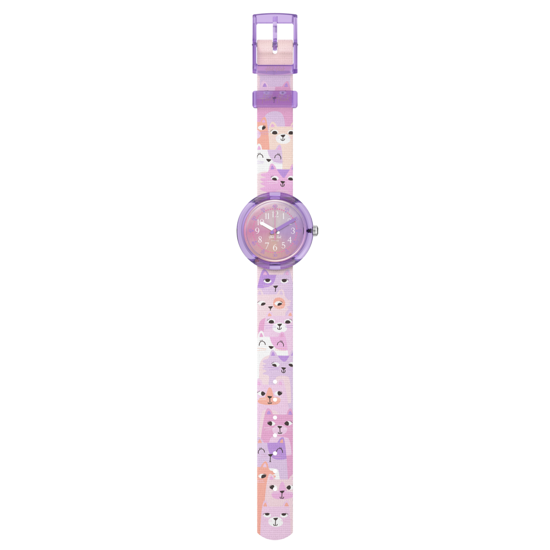 FLIK FLAK CUTIE KITTY FRIENDS FUR-AEVER 32mm FPNP162 시계