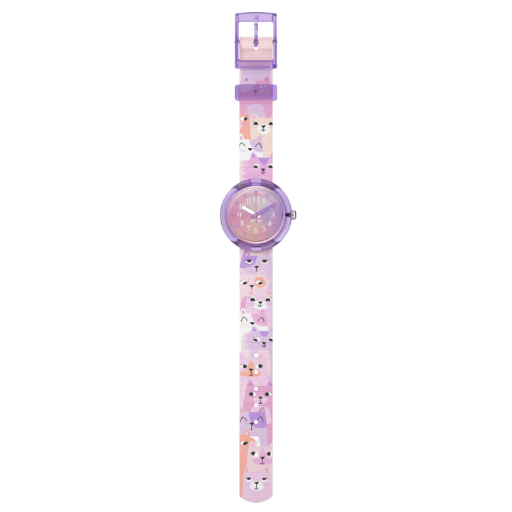 FLIK FLAK CUTIE KITTY FRIENDS FUR-AEVER 32mm FPNP162 시계