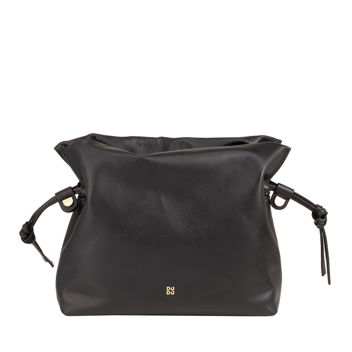 Coulisse Closure와 Dudu Women 's Leather Bag- 조절 가능한 벨트가있는 모든 경우에 우아하고 작고 실용적인 어깨 가방