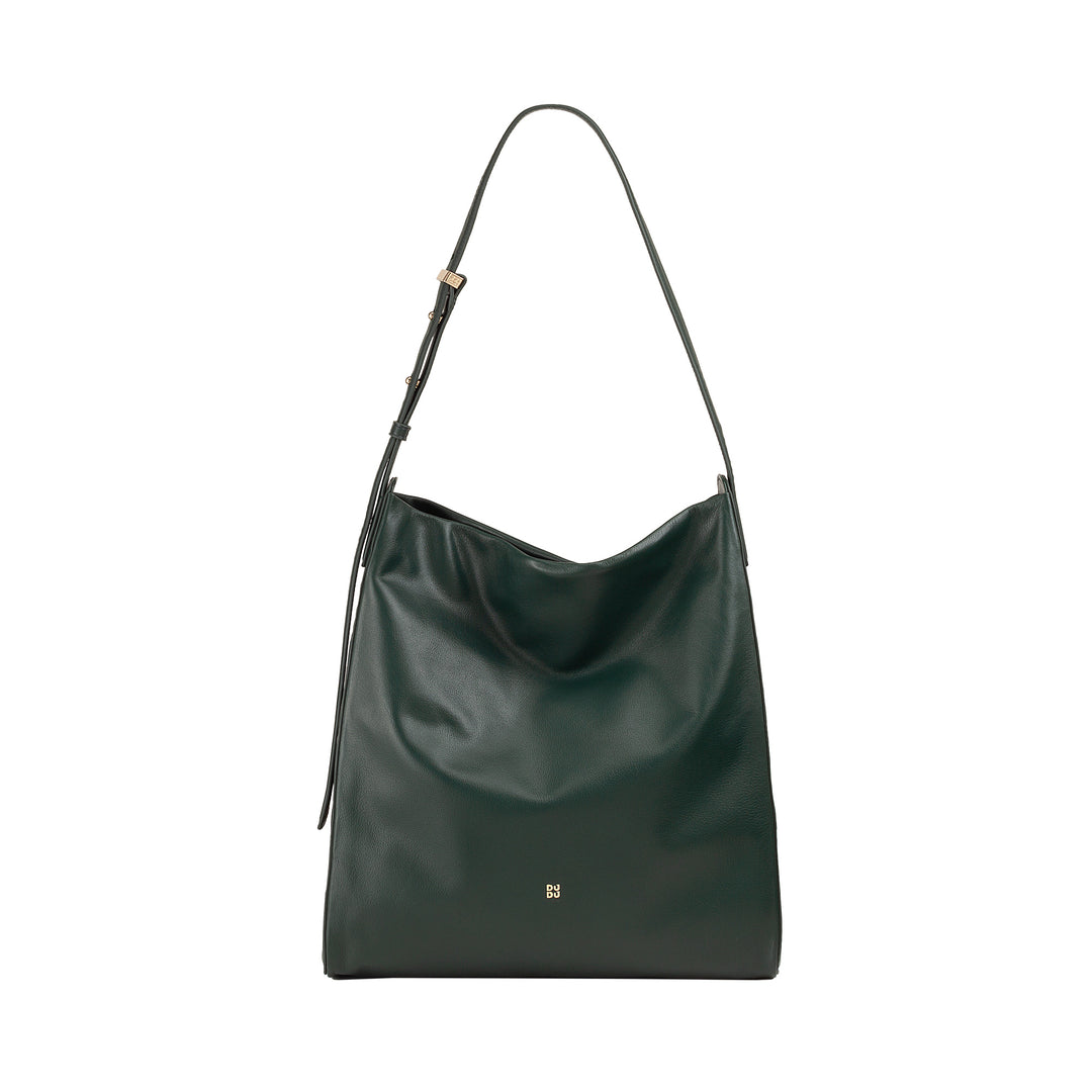 Dudu Women's Shourdled Bag Trapezoidal Real Leather、Trapeze Bagは、調整可能なショルダーストラップを備えています - エレガントで広々とした自由時間、仕事、夕方