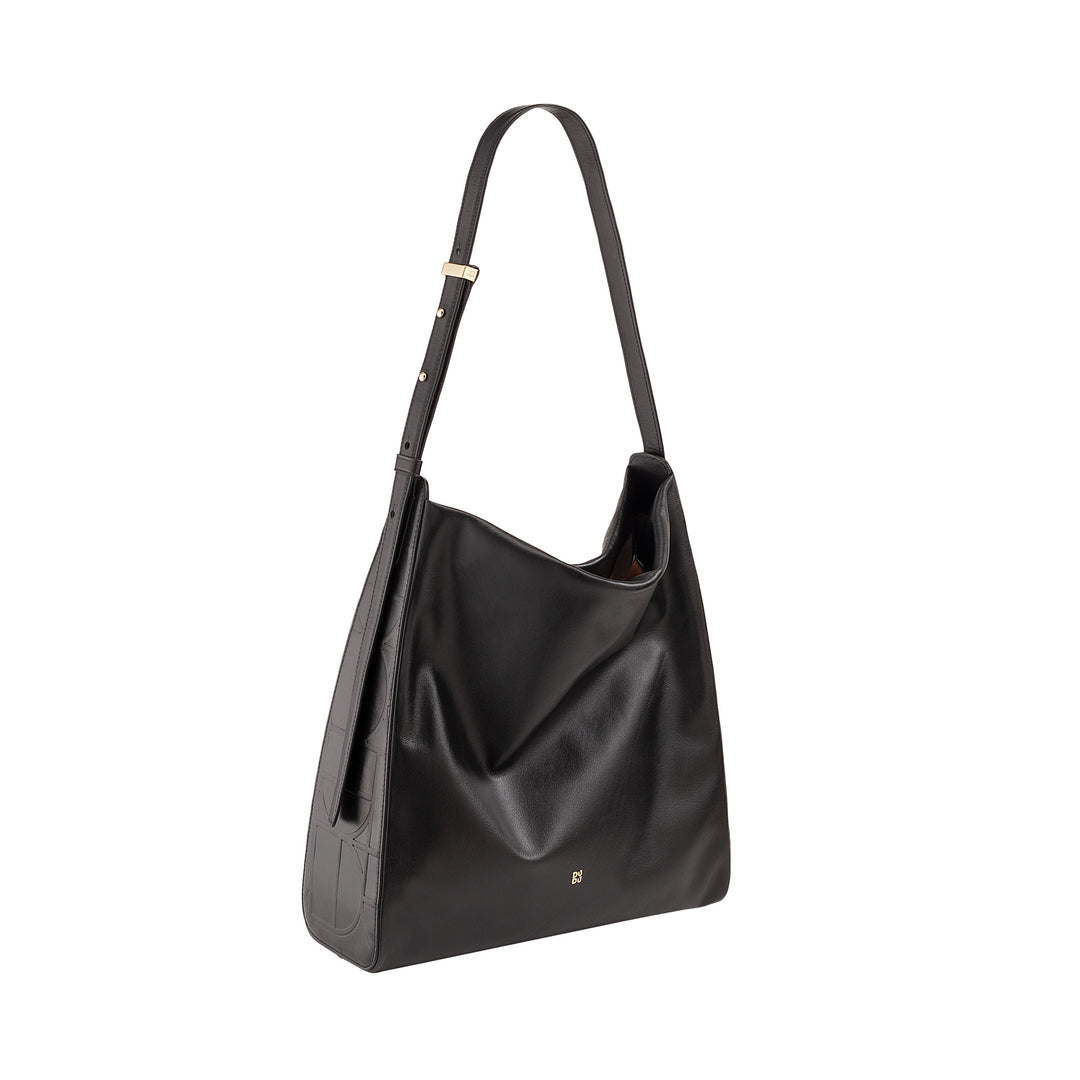 Dudu Women's Shourdled Bag Trapezoidal Real Leather、Trapeze Bagは、調整可能なショルダーストラップを備えています - エレガントで広々とした自由時間、仕事、夕方