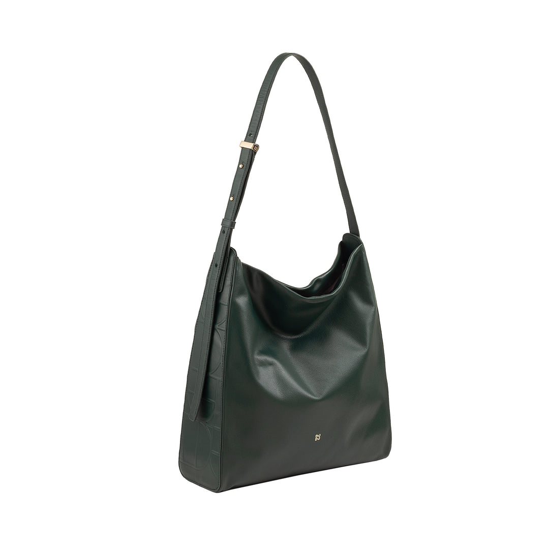 Dudu Women's Shourdled Bag Trapezoidal Real Leather、Trapeze Bagは、調整可能なショルダーストラップを備えています - エレガントで広々とした自由時間、仕事、夕方