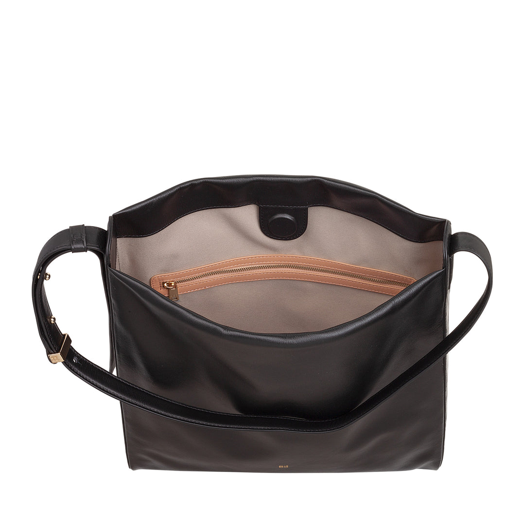 Dudu Women's Shourdled Bag Trapezoidal Real Leather、Trapeze Bagは、調整可能なショルダーストラップを備えています - エレガントで広々とした自由時間、仕事、夕方