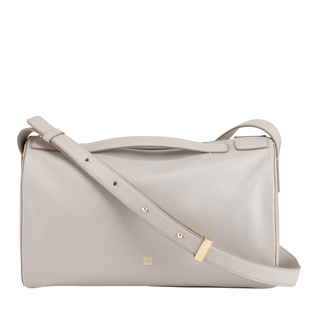 DUDU Bag Bag with leather shoulder strap - Elegant, large and spacious bag with adjustable shoulder strap for every occasion