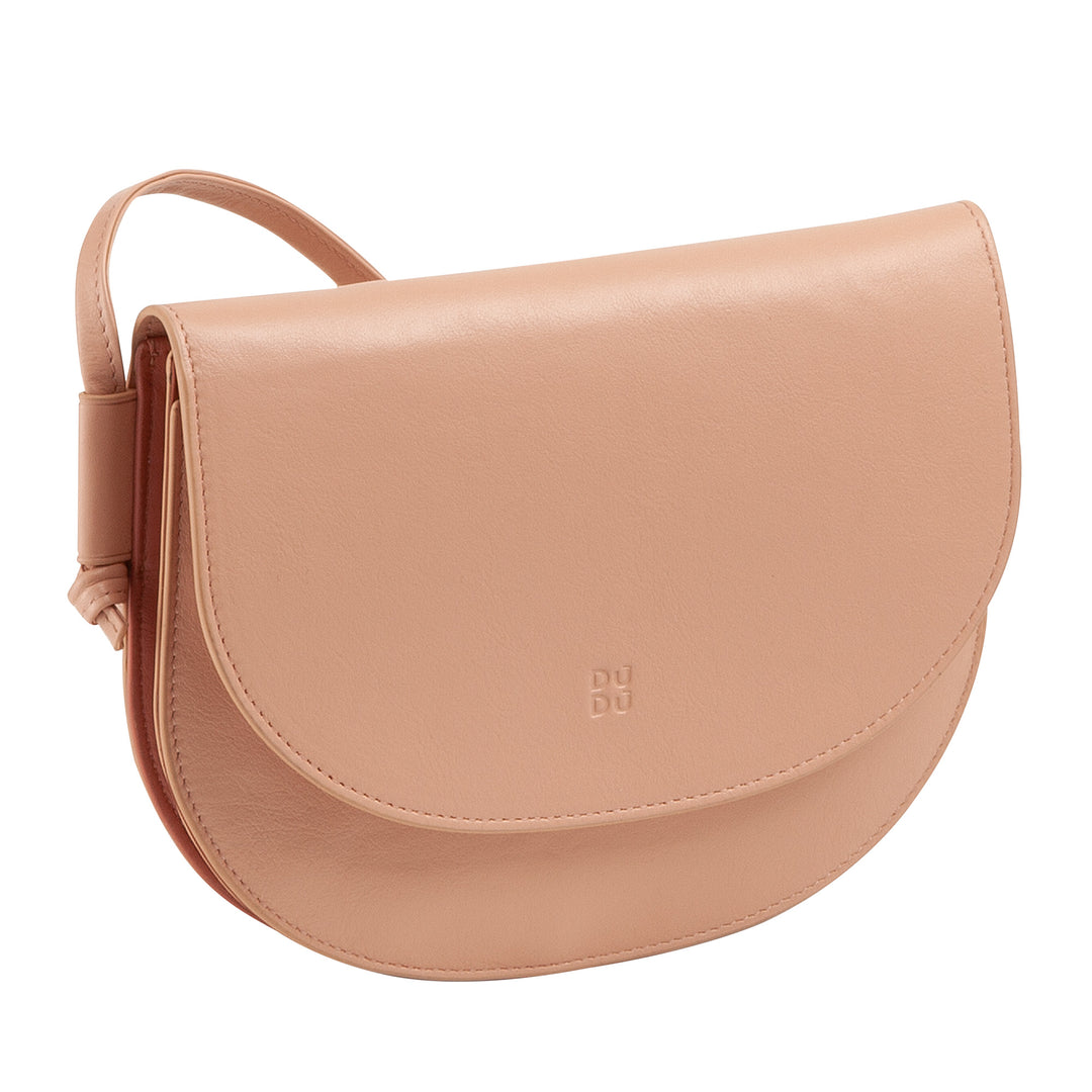 DUDU BRAKE BROW SMALL WOMEN IN LEATHER, COMPETTED STEP SOCK BANK WITH BUTTON CLOSURE, ADVANTABLE shoulder strap