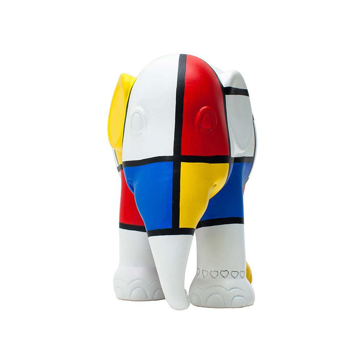 Elephant Parade elefante Hommage to Mondriaan 20cm Limited Edition 750 pezzi HOMMAGE TO MONDRIAAN 20 - Capodagli 1937