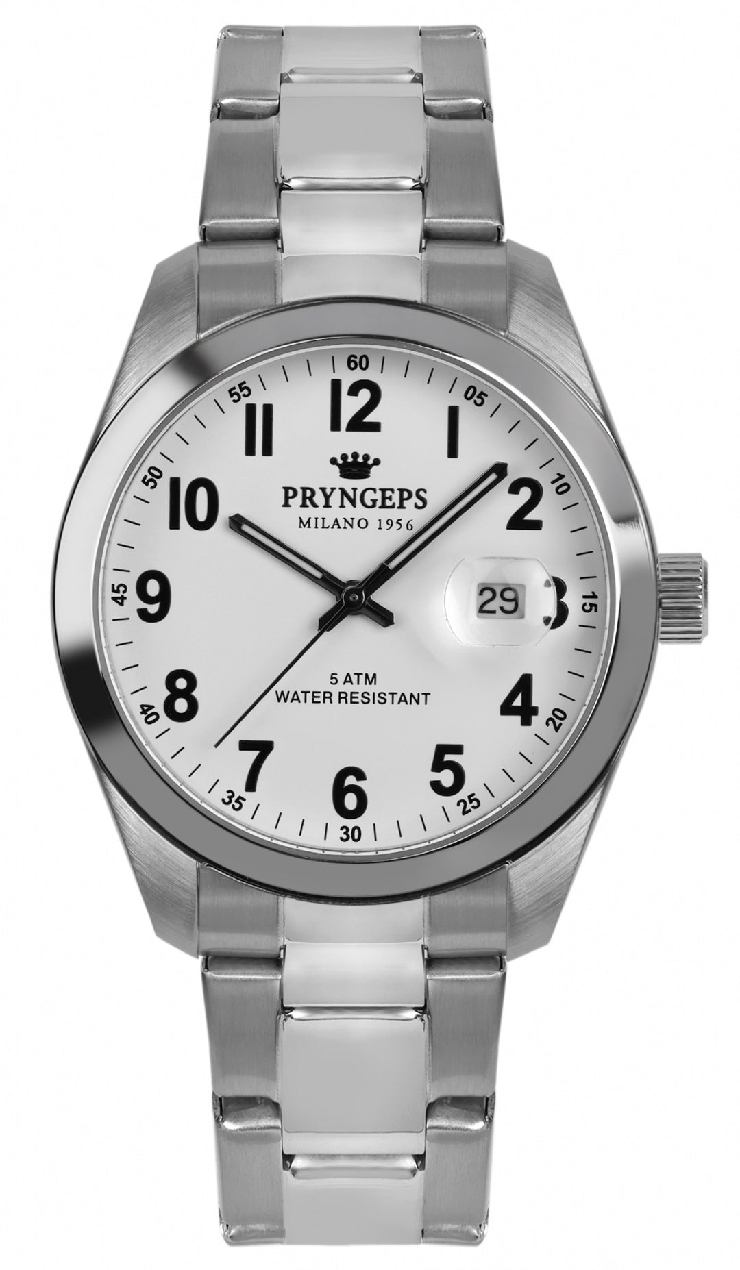 Pryngps Erre X 40mm Watch White Automatic Steel A1045/2 BI