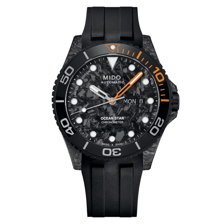 Mido orologio Ocean Star 200C Carbon Limited Edition Certificato Cosc 42mm nero automatico fibra di carbonio M042.431.77.081.00 - Capodagli 1937