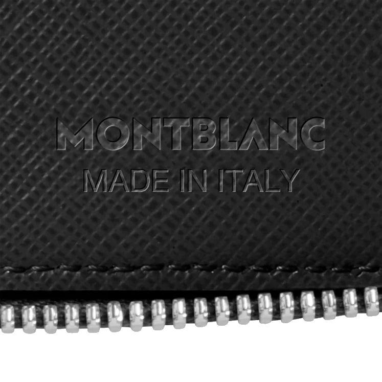 Montblanc astuccio per 5 strumenti da scrittura con zip sartorial nero 198364 - Capodagli 1937