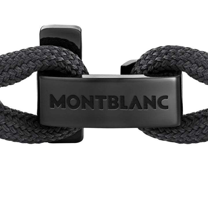 Montblanc bracciale Montblanc con chiusura a T nero misura L 13089268 - Capodagli 1937