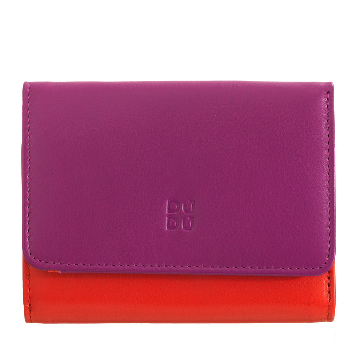 Dudu Women's Women's Women's Rfid In Colorful Multicolor Leather