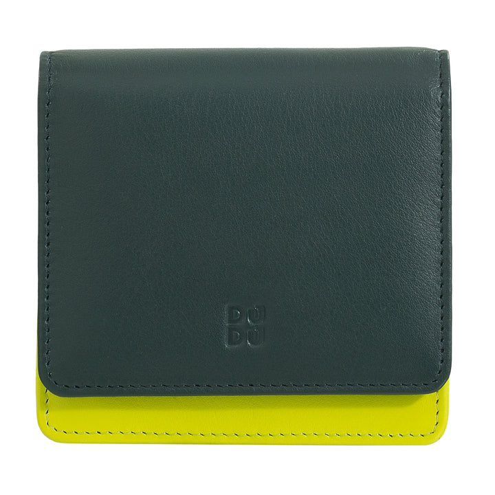 Skop의 Dudu Women 's Women 지갑 Skop Legant RFID Ultra Compact Colorful RFID 내부 지퍼 및 8 개의 카드 카드 소지자 8 개