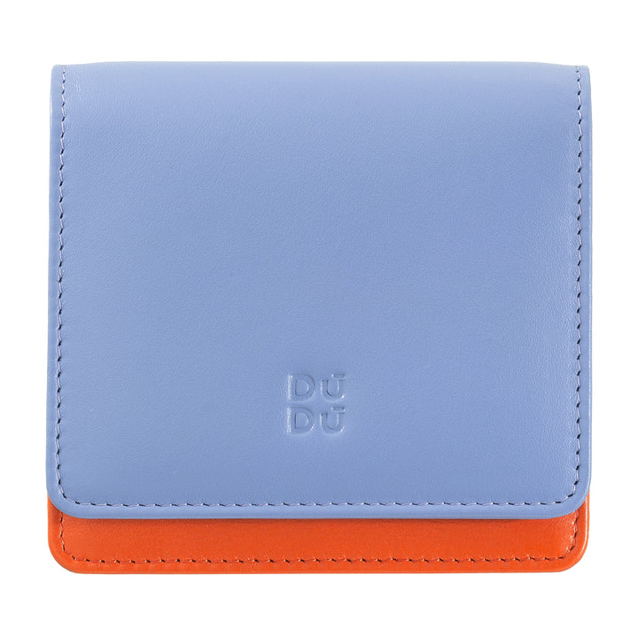 Skop의 Dudu Women 's Women 지갑 Skop Legant RFID Ultra Compact Colorful RFID 내부 지퍼 및 8 개의 카드 카드 소지자 8 개