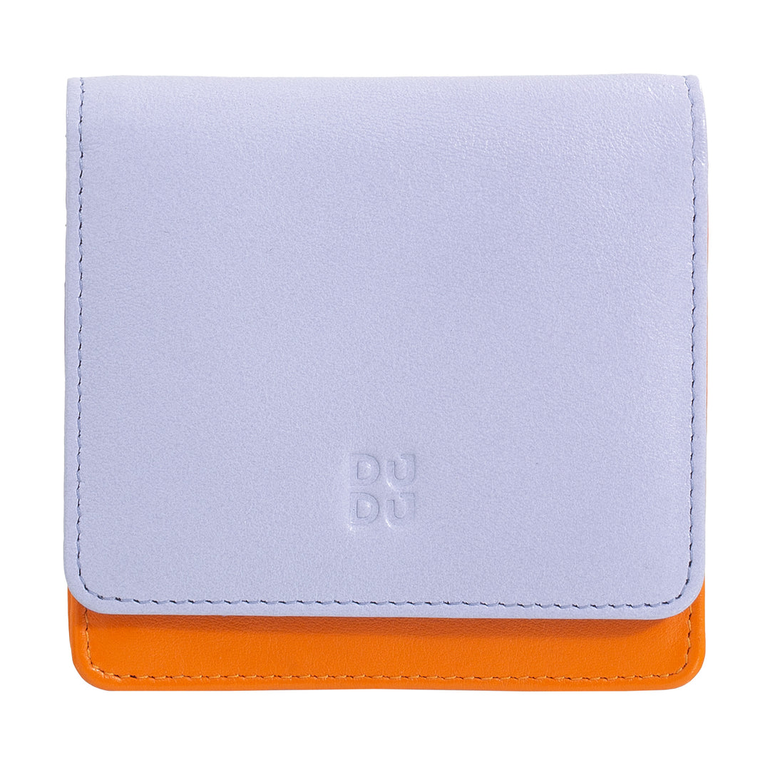 Skop의 Dudu Women 's Women 지갑 Skop Legant RFID Ultra Compact Colorful RFID 내부 지퍼 및 8 개의 카드 카드 소지자 8 개