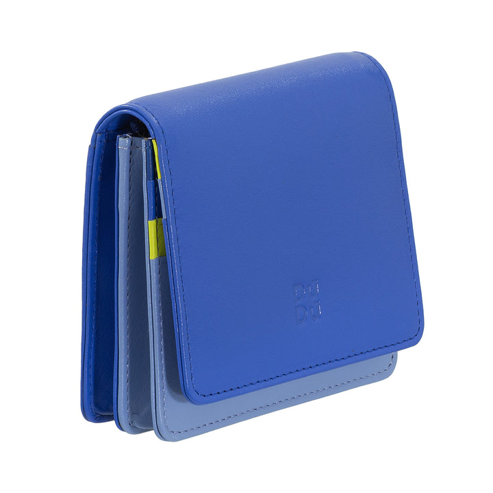 Skop의 Dudu Women 's Women 지갑 Skop Legant RFID Ultra Compact Colorful RFID 내부 지퍼 및 8 개의 카드 카드 소지자 8 개