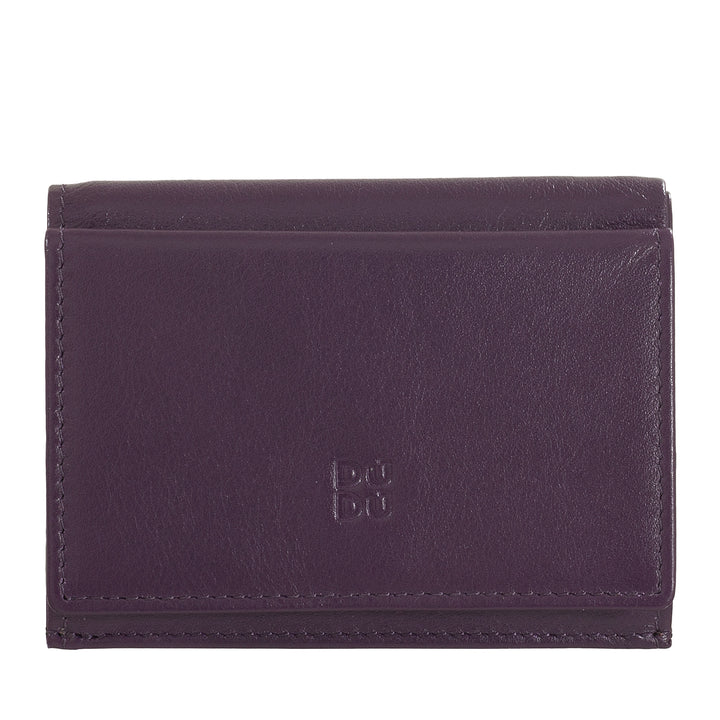 Dudu Small Men's Leather Wallet、女性の財布、紙幣とカードのドアを備えたコンパクトなデザインドア