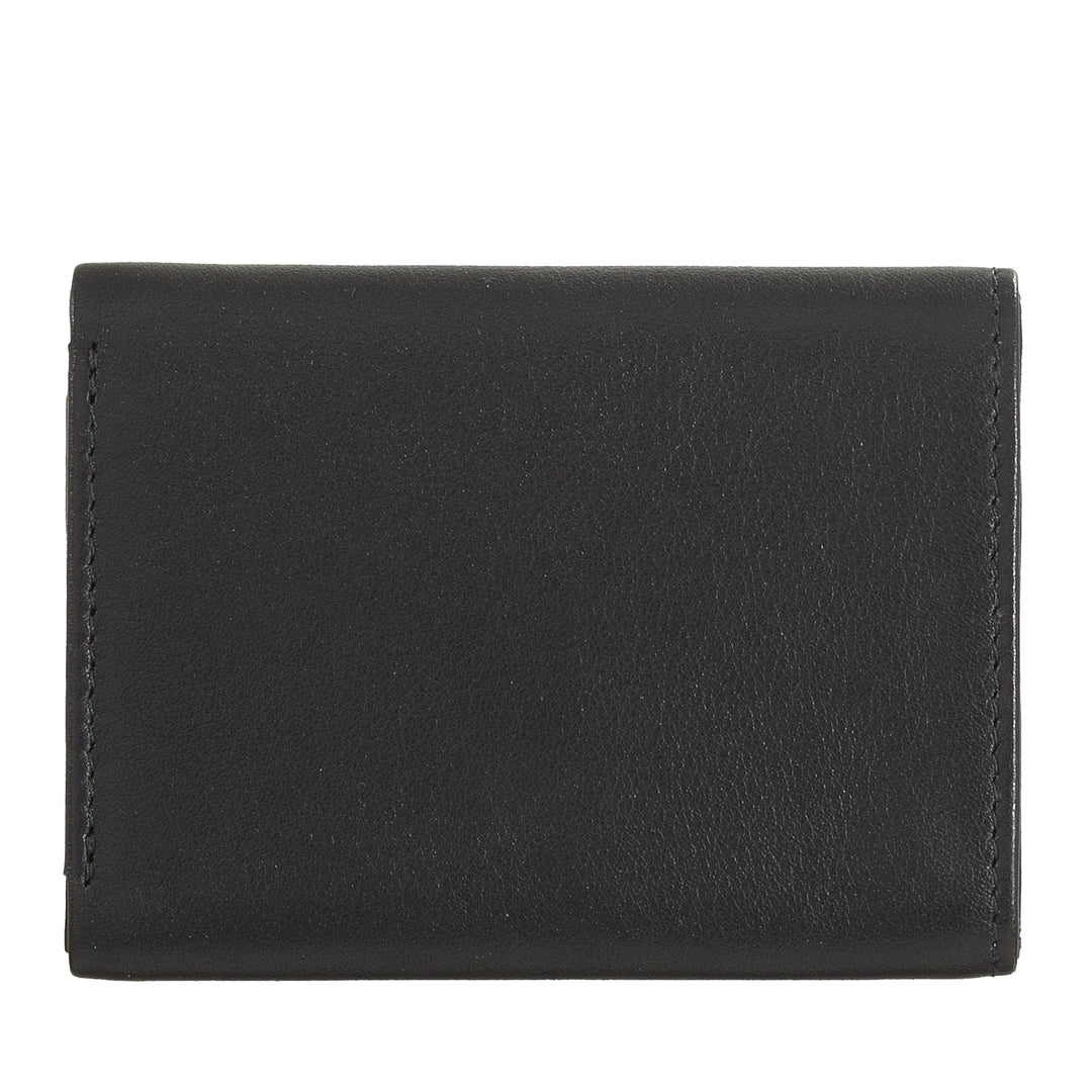 Dudu Small Men's Leather Wallet、女性の財布、紙幣とカードのドアを備えたコンパクトなデザインドア